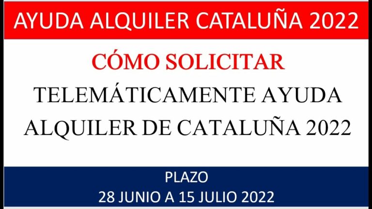 Gu A Completa De Ayudas Alquiler En Catalu A Actualizado Junio